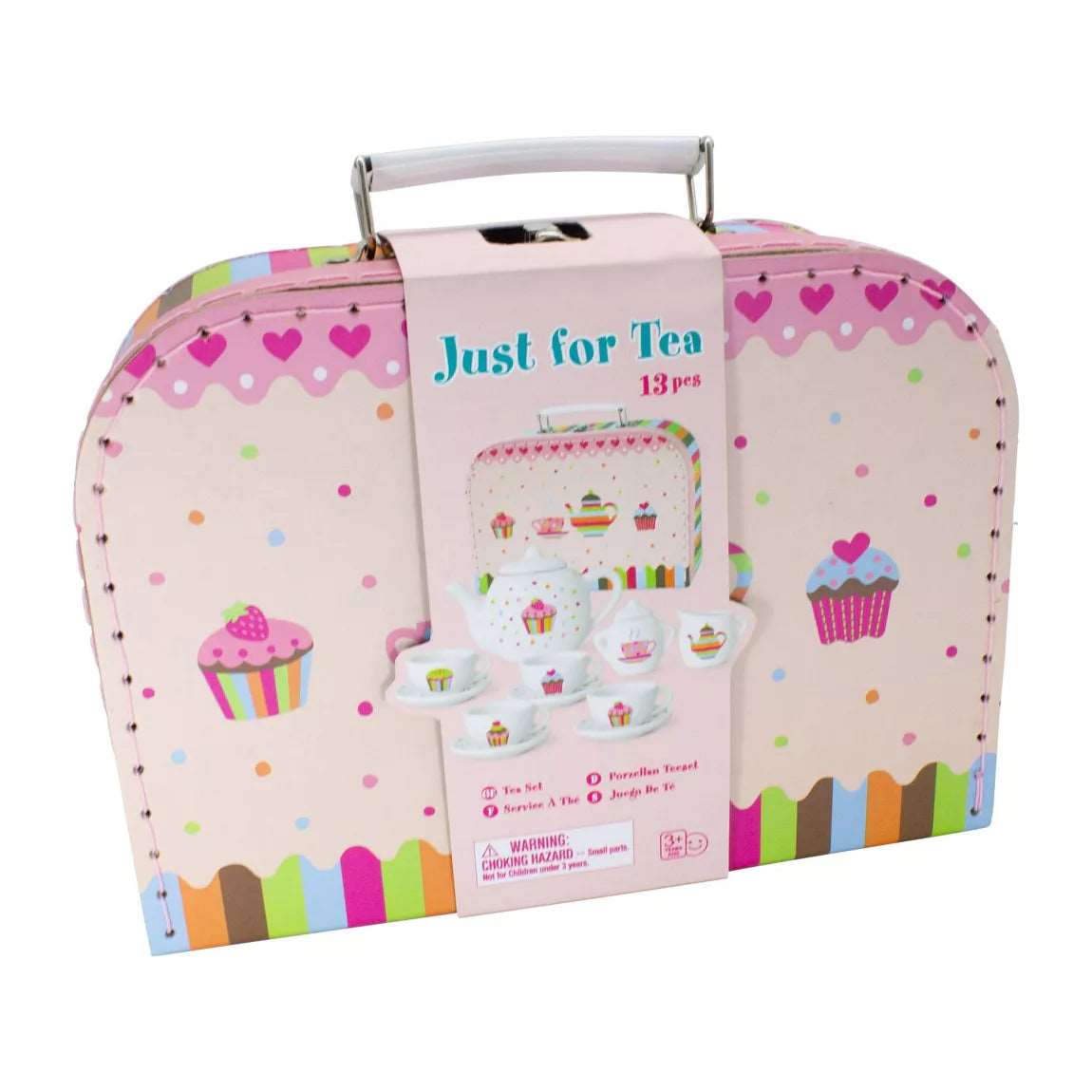 Dinette en porcelaine dans une valise Cupcake SENSIKIDS