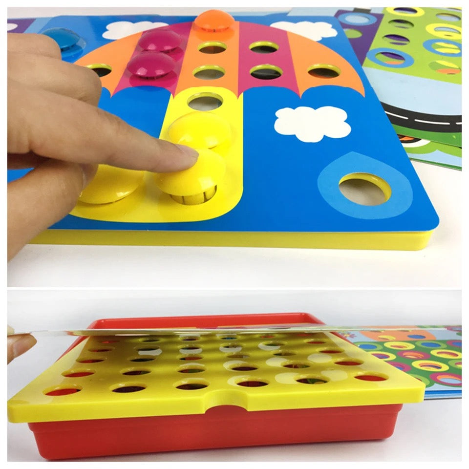 Jeu 3D boutons Mosaïque