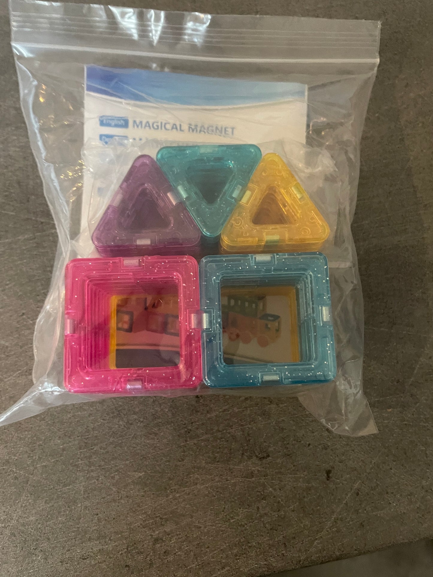 Jeu de construction magnétique 50 pièces