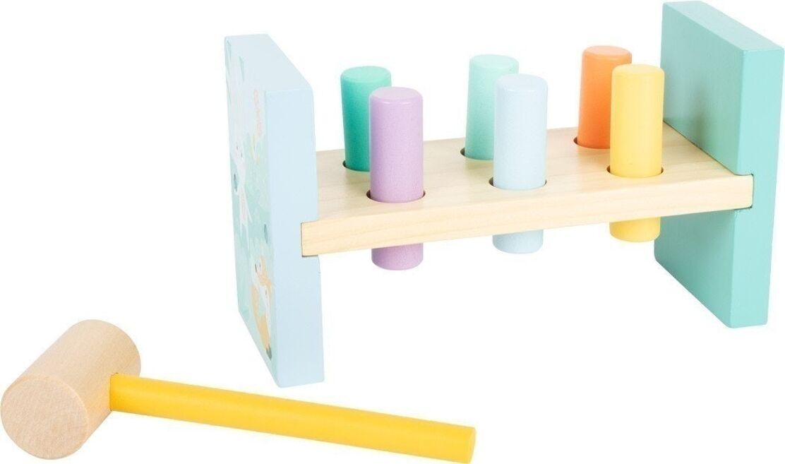 Jeu de frappe banc pastel en bois