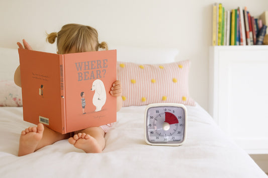 Minuteur visuel pour enfants (timer) blanc