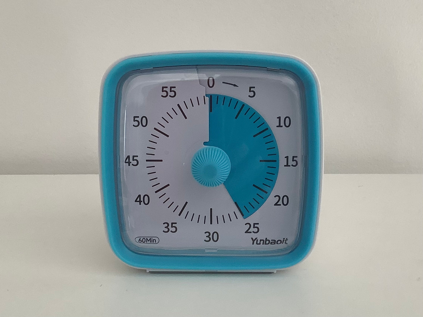 Minuteur visuel pour enfants (timer) bleu fond bleu