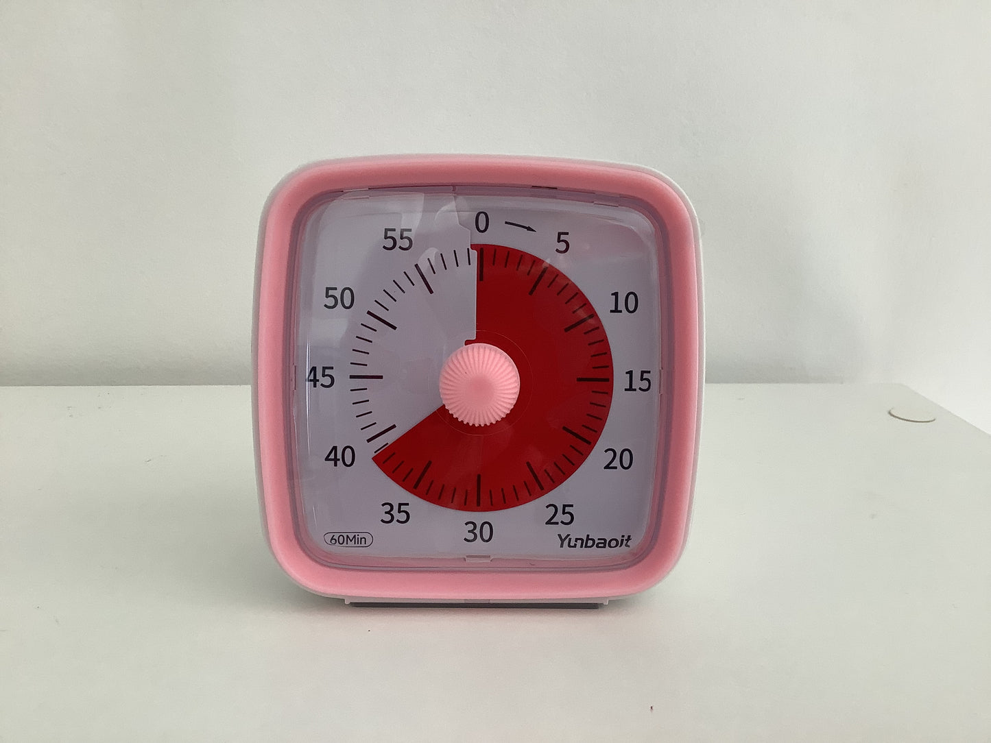 Minuteur visuel pour enfants (timer) rose