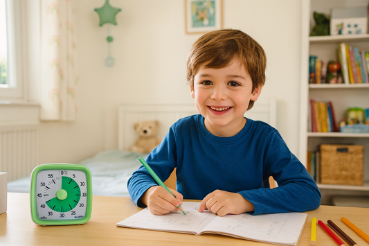 Minuteur visuel pour enfants (timer) vert