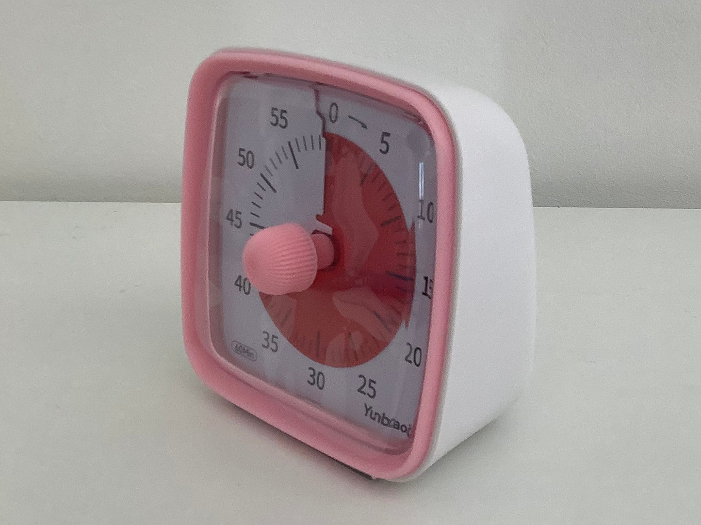 Minuteur visuel pour enfants (timer) rose