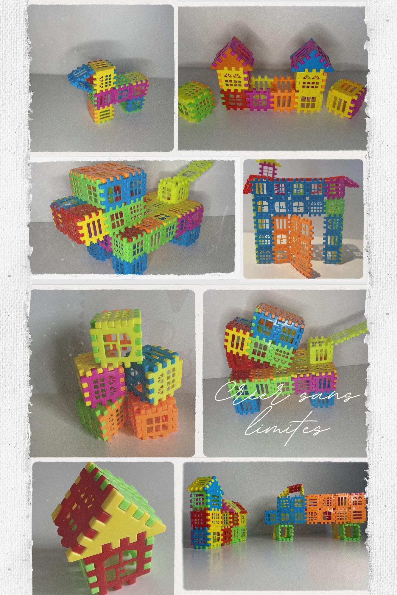 Jeu de construction créatif coloré