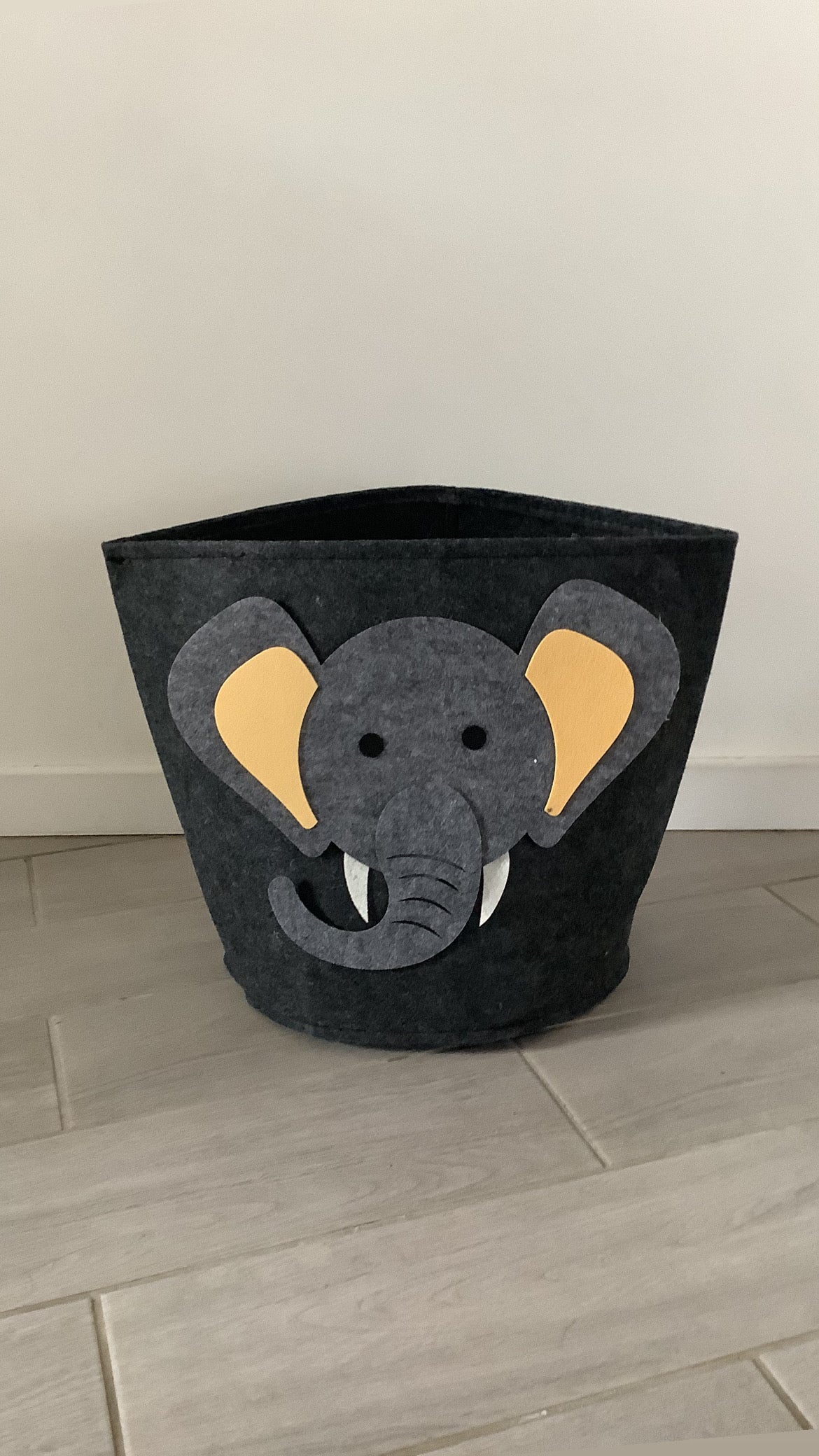 Panier rangement éléphant