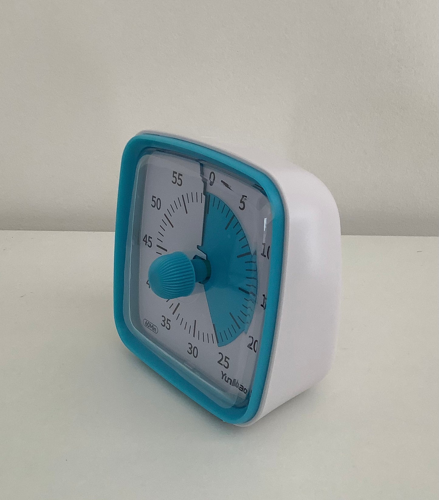 Minuteur visuel pour enfants (timer) bleu fond bleu