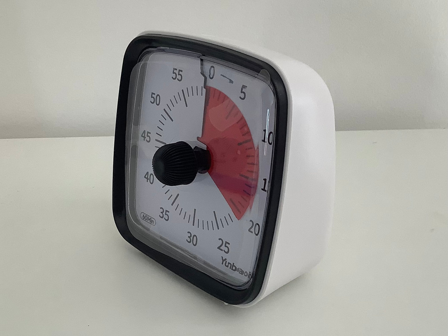 Minuteur visuel pour enfants (timer)                         Noir fond rouge