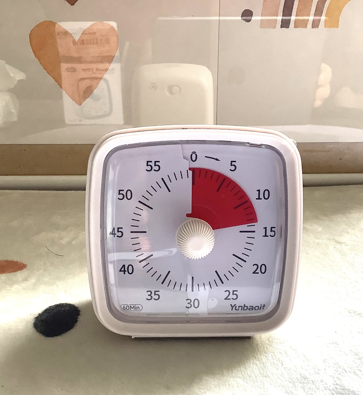 Minuteur visuel pour enfants (timer) blanc