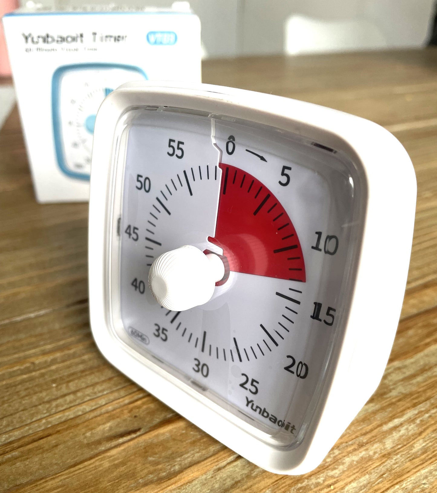 Minuteur visuel pour enfants (timer) blanc