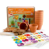 Radis et Capucine - Coffret Anniire loisirs créatif pour 10 enfants avec Petits Pots Monstres Radis et Capucine - Coffret Anniire loisirs créatif pour 10 enfants avec Petits Pots Monstres