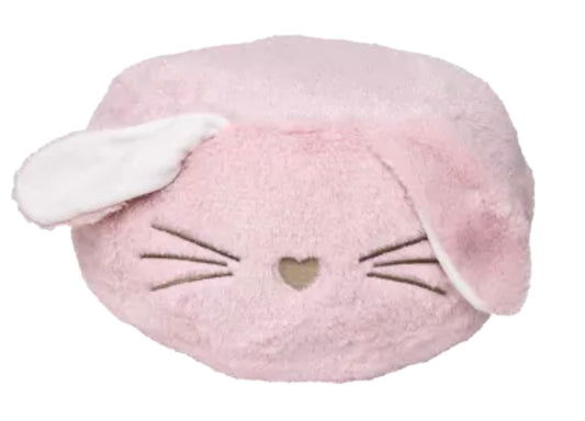 Pouf en peluche pour enfant 1-4 ans - Lapin rose - Made in France SENSIKIDS