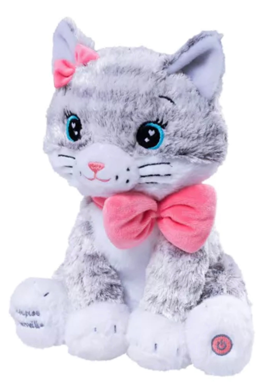 Veilleuse peluche Moustache - Mon chaton lumineux et musical - 28cm SENSIKIDS